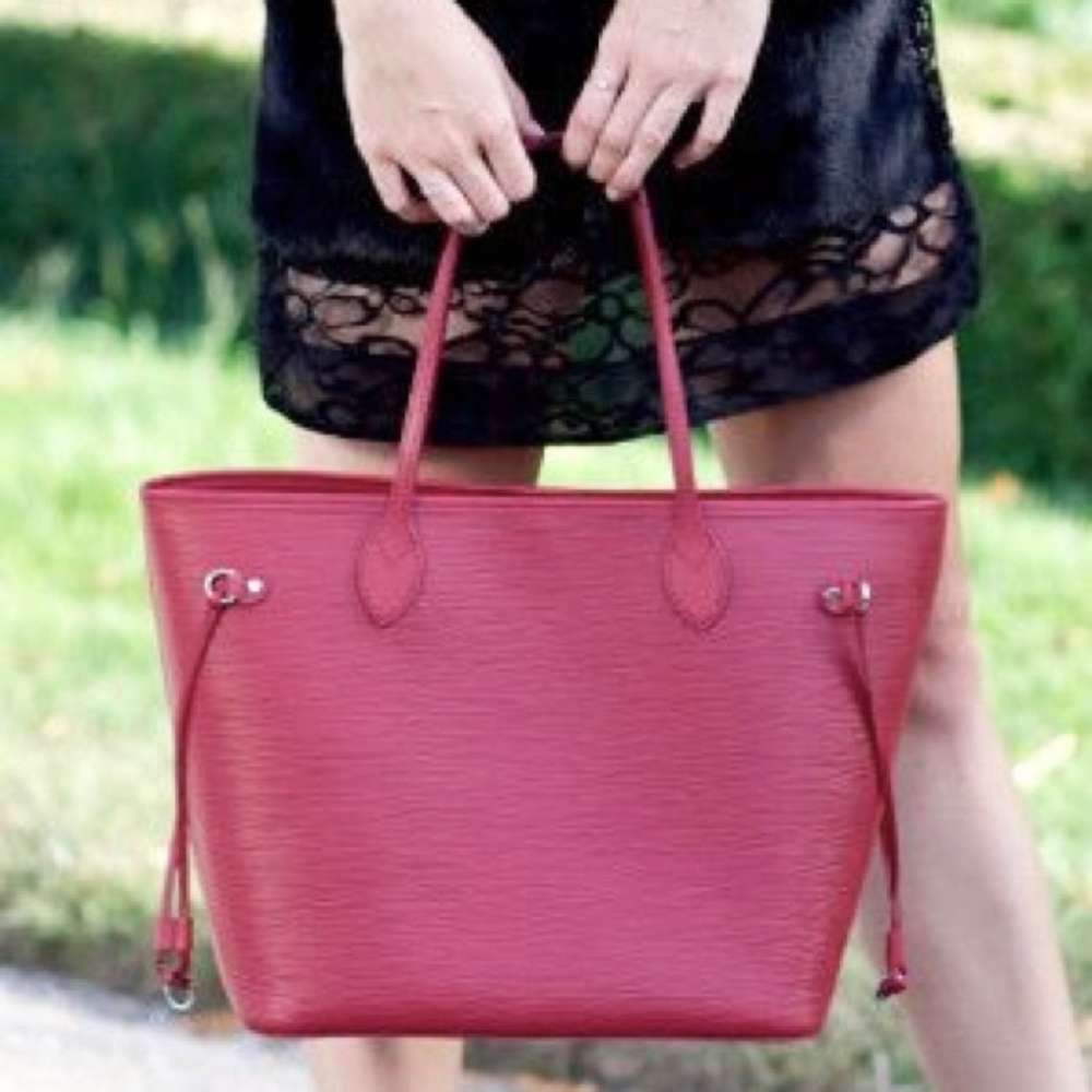 LOUIS VUITTON Neverfull PM Epi Red Tote Bag Purse